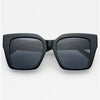 FREYRS Eyewear - Bon Chic Acetate Oversized Square Sunglasses: Black