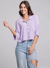 MARINE CROP BUTTON DOWN SHIRT