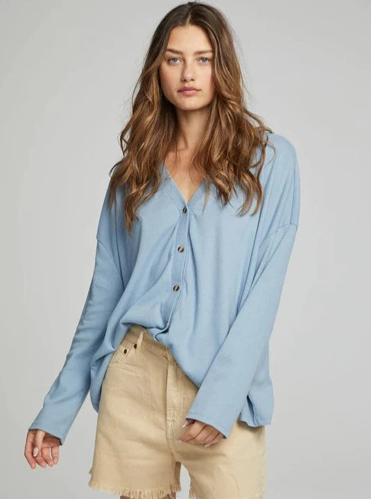 ELECTRIC BUTTON DOWN TOP