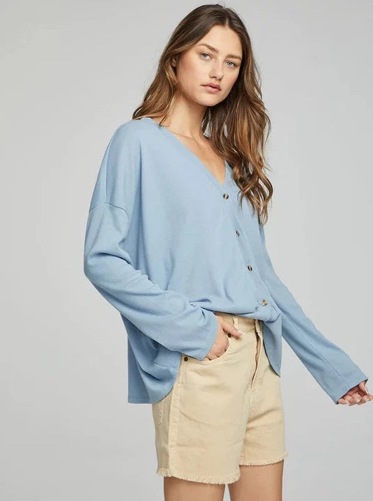 ELECTRIC BUTTON DOWN TOP
