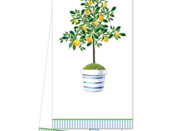 Lemon Tree Icon Tea Towel