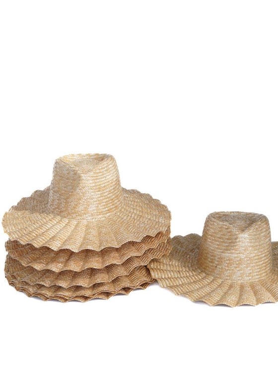 WIDE BRIM STRAW HAT