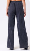 MIRA WASHED BLACK FULL LENGTH WIDE LEG PANTS