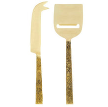  GOLD CHEESE KNIFE SET