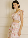 EYELET CROPPED TOP