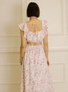 EYELET CROPPED TOP
