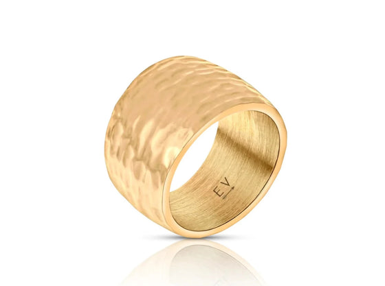 ELLIE VAIL - NICO HAMMERED RING