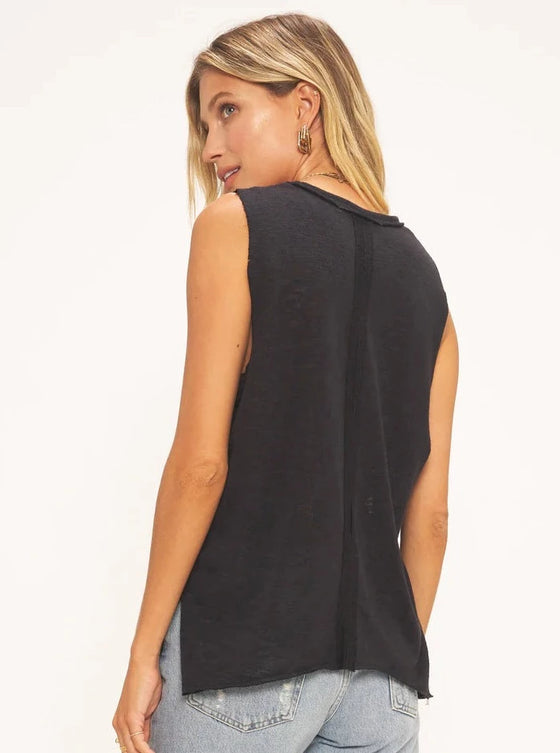 SELINA PLEATED SHOULDER TANK